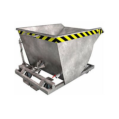 Bauer - Volquete Para Virutas Con Ruedas De Poliamida Capacidad 0,75 Bauer - Volquete Para Virutas Con Ruedas De Poliamida Capacidad 0,75