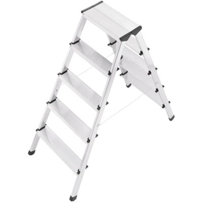 Escalera Aluminio 2x5 Plegable Hailo Escalera Aluminio 2x5 Plegable Hailo