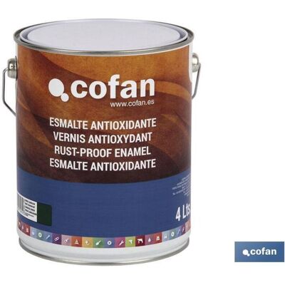 Cofan Pintura Esmalte Antioxidante Negro Brillo - Pintura Cofan Pintura Esmalte Antioxidante Negro Brillo - Pintura