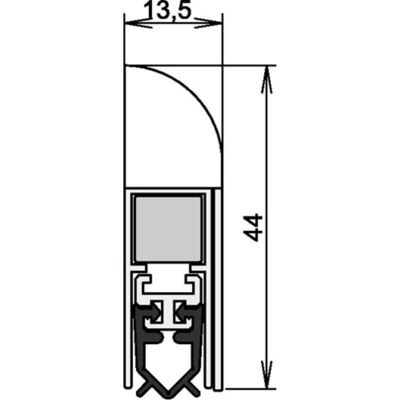 Athmer - Junta De Puerta Wind-ex 1-310 1-s.l.985mm Alu.plata Para Hlt Athmer - Junta De Puerta Wind-ex 1-310 1-s.l.985mm Alu.plata Para Hlt