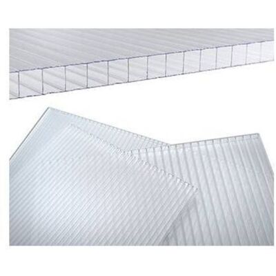 Lámina de policarbonato transparente - Resistente a UV, a granizo, 6mm Lámina de policarbonato transparente - Resistente a UV, a granizo, 6mm