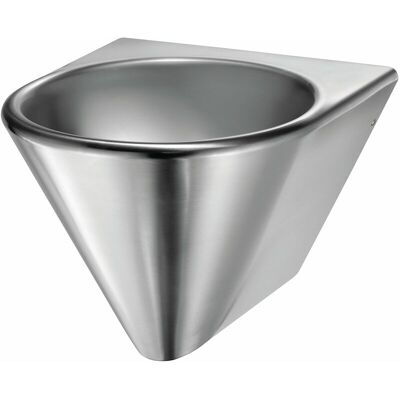 Mediclinics - Snlm56cs Lavamanos Acero Inox Satinado Para Adosar A Pared - Ref: Snlm56cs Mediclinics - Snlm56cs Lavamanos Acero Inox Satinado Para Adosar A Pared - Ref: Snlm56cs