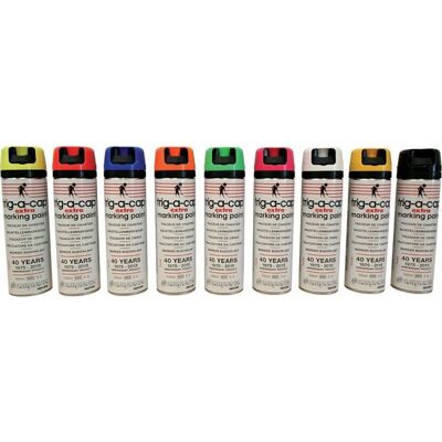 Ampere - Espray Para Marcar Obras T-a-c Extra 500ml Rojo Fluo (por 12) Ampere - Espray Para Marcar Obras T-a-c Extra 500ml Rojo Fluo (por 12)