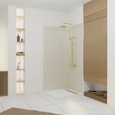 Set de Paneles de Pared en Marfil - Aurlane para Baño Set de Paneles de Pared en Marfil - Aurlane para Baño