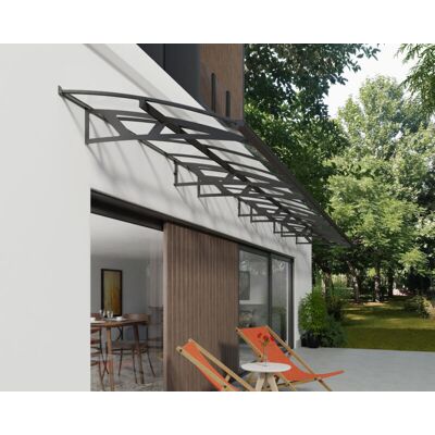 Palram - Canopia Toldillo para puerta Amsterdam - Gris - Acrílico resistente a UV Palram - Canopia Toldillo para puerta Amsterdam - Gris - Acrílico resistente a UV