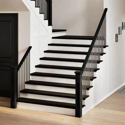Vidaxl Peldaños de escalera 16 uds roble oscuro - Escalera Vidaxl Peldaños de escalera 16 uds roble oscuro - Escalera