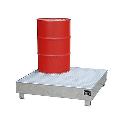 Bauer - Cubeta Colectora De Acero L X A 1200 X 1200 Mm Capacidad De Bauer - Cubeta Colectora De Acero L X A 1200 X 1200 Mm Capacidad De
