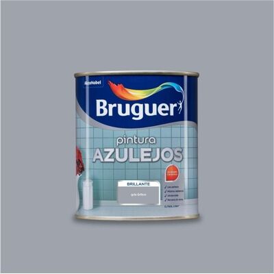 Bruguer - Azulejos Gris Ártico 750 ml - Tile paint Bruguer - Azulejos Gris Ártico 750 ml - Tile paint