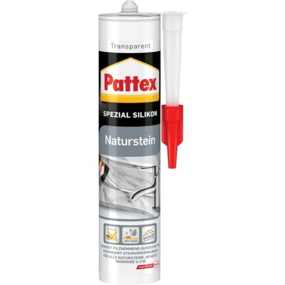 Pattex - Silicono Especial Piedra 300 Ml, Transparente (por 12) Pattex - Silicono Especial Piedra 300 Ml, Transparente (por 12)