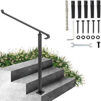 Vevor Pasamanos Escalera 80cm Barandilla Escalera 80cm Pasamanos Para Escaleras Pasamanos De Pared Montaje En Pared Hierro Forjado Color Negro Dos Pasos Vevor Pasamanos Escalera 80cm Barandilla Escalera 80cm Pasamanos Para Escaleras Pasamanos De Pared Montaje En Pared Hierro Forjado Color Negro Dos Pasos