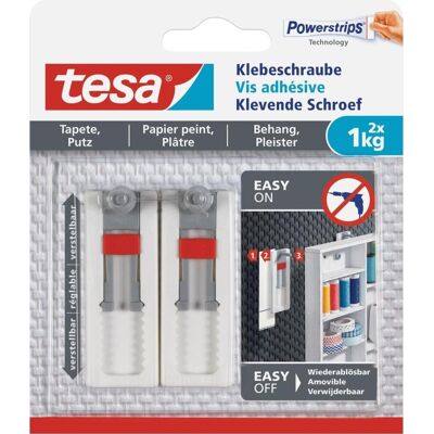 Cinta Adhesiva Tesa Tornillos Ajustables Blanco 1 Kg Pack 2 Cinta Adhesiva Tesa Tornillos Ajustables Blanco 1 Kg Pack 2