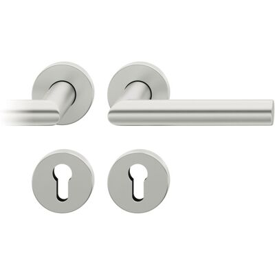 Manilla de puerta de acero inoxidable cepillado FSB 1076 - Diseño moderno Manilla de puerta de acero inoxidable cepillado FSB 1076 - Diseño moderno