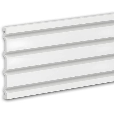 Profhome Decor - 659806 - Blanco - 2000x240 - Panel 3D Profhome Decor - 659806 - Blanco - 2000x240 - Panel 3D