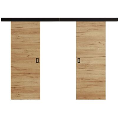 MIRJAN24 Mobilier1 - Puerta Corredera Dover 200, Craft Roble MIRJAN24 Mobilier1 - Puerta Corredera Dover 200, Craft Roble