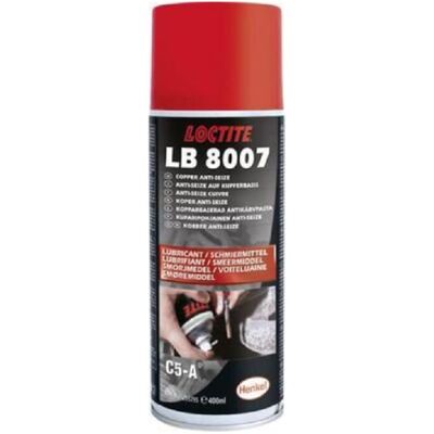 Pasta Lubricante Antigripante Loctite Lb 8007 De 400 Ml En Aerosol Con Partículas De Cobre Y Grafito, Previene El Agarrotamiento De Tornillos, Tuercas Y Tuberías Hasta +980 °c, Protege Contra La Corro Pasta Lubricante Antigripante Loctite Lb 8007 De 400 Ml En Aerosol Con Partículas De Cobre Y Grafito, Previene El Agarrotamiento De Tornillos, Tuercas Y Tuberías Hasta +980 °c, Protege Contra La Corro