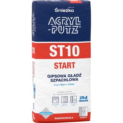 Śnieżka - Acryl Putz Start - ST10 - Yeso de relleno Śnieżka - Acryl Putz Start - ST10 - Yeso de relleno