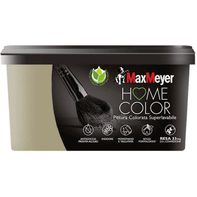 Idropittura Superlavabile Home Color Fango 2,5 Lt Max Meyer Idropittura Superlavabile Home Color Fango 2,5 Lt Max Meyer