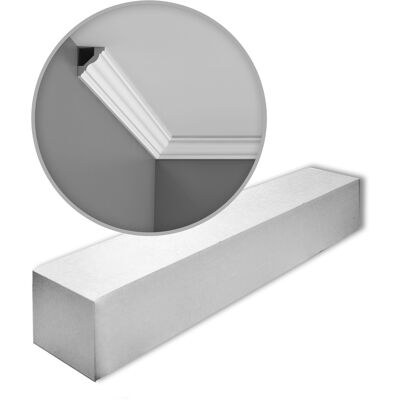 Orac Decor AXXENT Molduras de Corona - 10 pzas, 20 m, Blanco Orac Decor AXXENT Molduras de Corona - 10 pzas, 20 m, Blanco