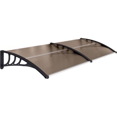 JHY DESIGN Estor Para Puerta Y Ventana De 195x75 Cm Con Paneles De Policarbonato Y Barras De Aluminio Marrón. JHY DESIGN Estor Para Puerta Y Ventana De 195x75 Cm Con Paneles De Policarbonato Y Barras De Aluminio Marrón.