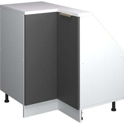 Armario Para Techo Inclinado Armario De Esquina Rion, Antracita-oro, 75.6 X 81.6 Cm Con 1 Puerta, Vicco Armario Para Techo Inclinado Armario De Esquina Rion, Antracita-oro, 75.6 X 81.6 Cm Con 1 Puerta, Vicco