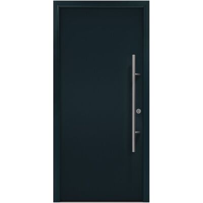 Promat - Puerta De Entrada Metálica Pro Antracita Ral7016 B1100mm H2100mm Izquierda Rc2 N. Din En1627 Promat - Puerta De Entrada Metálica Pro Antracita Ral7016 B1100mm H2100mm Izquierda Rc2 N. Din En1627