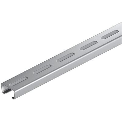OBO Bettermann 1119702 Perfil en C de Metal 2000mm - Bandeja para cables OBO Bettermann 1119702 Perfil en C de Metal 2000mm - Bandeja para cables