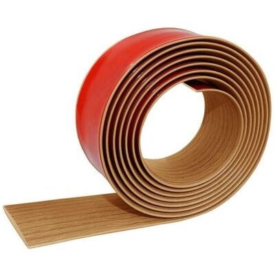 ZVD Tira De Umbral Autoadhesiva De 400x5cm, Transición De Suelo De Pvc, Para Madera Y Baldosas, Roble Amarillo ZVD Tira De Umbral Autoadhesiva De 400x5cm, Transición De Suelo De Pvc, Para Madera Y Baldosas, Roble Amarillo