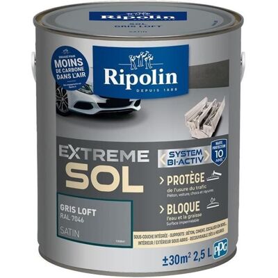 Pintura Para Suelos Ripolin Alta Resistencia Gris Satinado 2,5l Pintura Para Suelos Ripolin Alta Resistencia Gris Satinado 2,5l