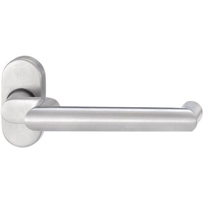 EDI - Manilla de puerta en acero inoxidable - 1133/2033 - Ovalada, 8mm, Curva - Accesorio de puerta EDI - Manilla de puerta en acero inoxidable - 1133/2033 - Ovalada, 8mm, Curva - Accesorio de puerta