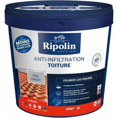 Ripolin Pintura Antidinfiltración Gris Cemento 4 Litros Ripolin Pintura Antidinfiltración Gris Cemento 4 Litros