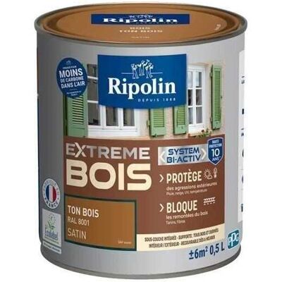 Ripolin Hochschutz-satin Pintura Satinada Marrón Para Madera Exterior Ripolin Hochschutz-satin Pintura Satinada Marrón Para Madera Exterior