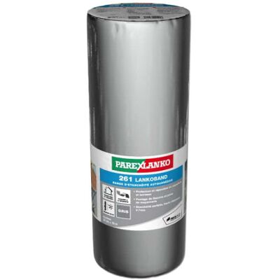 PAREXLANKO Cinta Autoadhesiva Para Tejados 261 Lankoband Gris - 20cmx10m PAREXLANKO Cinta Autoadhesiva Para Tejados 261 Lankoband Gris - 20cmx10m