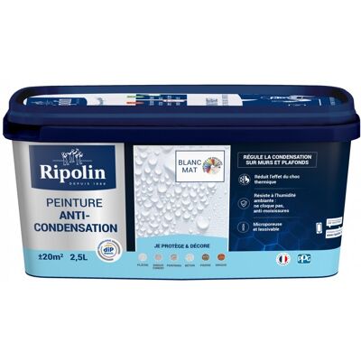 Ripolin - Pintura Anticondensación Ripetanch Blanco 2,5 L Ripolin - Pintura Anticondensación Ripetanch Blanco 2,5 L