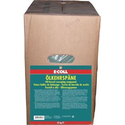 E-COLL Virutas De Barrido De Aceite 25kgs Verde E-COLL Virutas De Barrido De Aceite 25kgs Verde