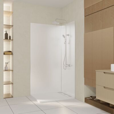 AURLANE Paneles de Aluminio Blancos para Paredes - Renovación de Baño AURLANE Paneles de Aluminio Blancos para Paredes - Renovación de Baño