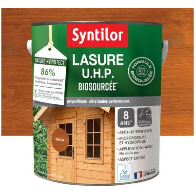 Syntilor - Tinte para madera - Resina biológica - Protección 8 años - Acabado satinado - Uso exterior Syntilor - Tinte para madera - Resina biológica - Protección 8 años - Acabado satinado - Uso exterior