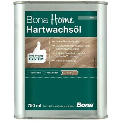 BONA Aceite Cera Para Madera, 750 Ml Mate, Aceite Para Madera Interior BONA Aceite Cera Para Madera, 750 Ml Mate, Aceite Para Madera Interior