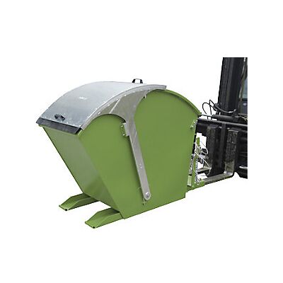 Bauer Volquete Con Tapa Redonda Capacidad 0,75 M³ Verde Reseda Bauer Volquete Con Tapa Redonda Capacidad 0,75 M³ Verde Reseda
