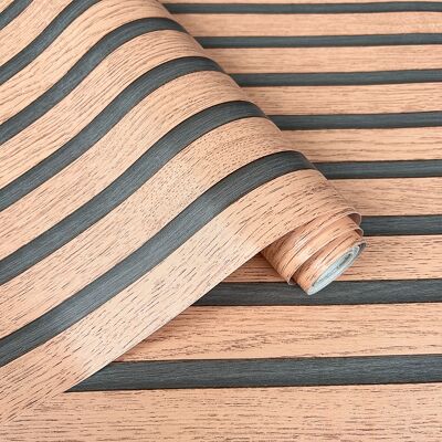 Jssevn - Papel Pintado Imitación Madera, Marrón, Paneles Acústicos, Efecto 3d, Paneles De Madera Escandinavos, Aspecto Natural, Moderno Jssevn - Papel Pintado Imitación Madera, Marrón, Paneles Acústicos, Efecto 3d, Paneles De Madera Escandinavos, Aspecto Natural, Moderno
