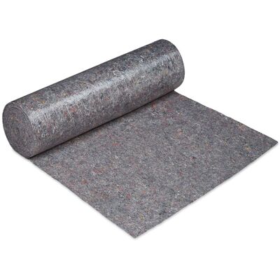 Relaxdays Moqueta De Pintor, 1 M X 50 M = 50m², Antideslizante, Impermeable, 300 G/m², Para Pintar, Mudanzas, Gris Relaxdays Moqueta De Pintor, 1 M X 50 M = 50m², Antideslizante, Impermeable, 300 G/m², Para Pintar, Mudanzas, Gris
