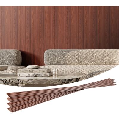 Vevor Paneles Acústicos De Listones De Madera Con Acento Wpc Para Paredes Interiores Modernas, Para Una Decoración Elegante Y Reducción De Ruido, Nogal Negro, Multifuncional, 2450 X 166 X 9 Mm, 8 Uds Vevor Paneles Acústicos De Listones De Madera Con Acento Wpc Para Paredes Interiores Modernas, Para Una Decoración Elegante Y Reducción De Ruido, Nogal Negro, Multifuncional, 2450 X 166 X 9 Mm, 8 Uds