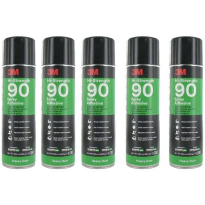 3m - Pegamento En Aerosol Hi-strength 90 De Alta Resistencia X5 3m - Pegamento En Aerosol Hi-strength 90 De Alta Resistencia X5