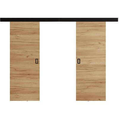 MIRJAN24 Mobilier1 - Puerta Corredera Dover 198, Craft Roble MIRJAN24 Mobilier1 - Puerta Corredera Dover 198, Craft Roble