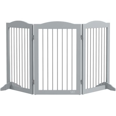 HELLOSHOP26 Barrera De Seguridad Plegable 3 Paneles 154 X 30 X 80 Cm Estabilidad Segura Montaje Rápido En Suelo Moderno De Mdf Gris 210007447 HELLOSHOP26 Barrera De Seguridad Plegable 3 Paneles 154 X 30 X 80 Cm Estabilidad Segura Montaje Rápido En Suelo Moderno De Mdf Gris 210007447
