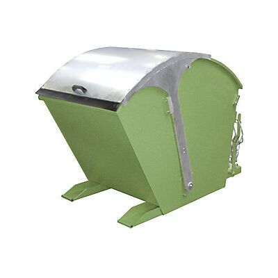 Bauer Volquete Con Tapa Redonda Capacidad 1 M³ Verde Reseda Bauer Volquete Con Tapa Redonda Capacidad 1 M³ Verde Reseda
