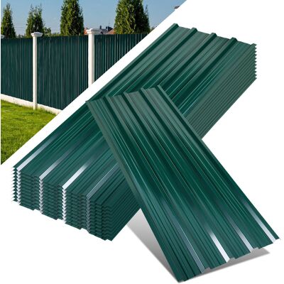 Randaco 12 Paneles De Techo 129x46 Cm Antracita Galvanizados Para Pared Carport Y Caseta Randaco 12 Paneles De Techo 129x46 Cm Antracita Galvanizados Para Pared Carport Y Caseta