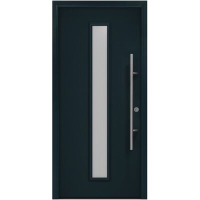 Promat - Puerta De Entrada Metálica Pro Ant.ral7016 Satinato B1100mmh2100mm Izquierda Rc2 Din En1627 Promat - Puerta De Entrada Metálica Pro Ant.ral7016 Satinato B1100mmh2100mm Izquierda Rc2 Din En1627