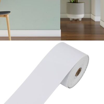 OEM Zócalo Flexible Autoadhesivo De 5 M, Ancho 10 Cm, Perfil De Transición Para Suelo, Zócalos Y Techos Murales, Aspecto De Mármol Imitación Madera, Lote De 2 (blanco) OEM Zócalo Flexible Autoadhesivo De 5 M, Ancho 10 Cm, Perfil De Transición Para Suelo, Zócalos Y Techos Murales, Aspecto De Mármol Imitación Madera, Lote De 2 (blanco)