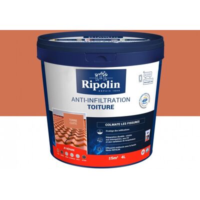 Revestimiento impermeabilizante terracota RIPOLIN - Techo - 4L Revestimiento impermeabilizante terracota RIPOLIN - Techo - 4L