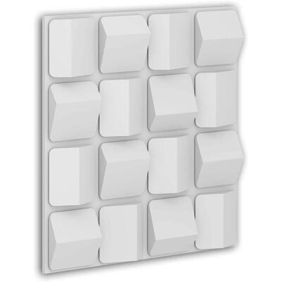 Profhome - 159823 - Blanco - 600x600 - 3d wall panel Profhome - 159823 - Blanco - 600x600 - 3d wall panel